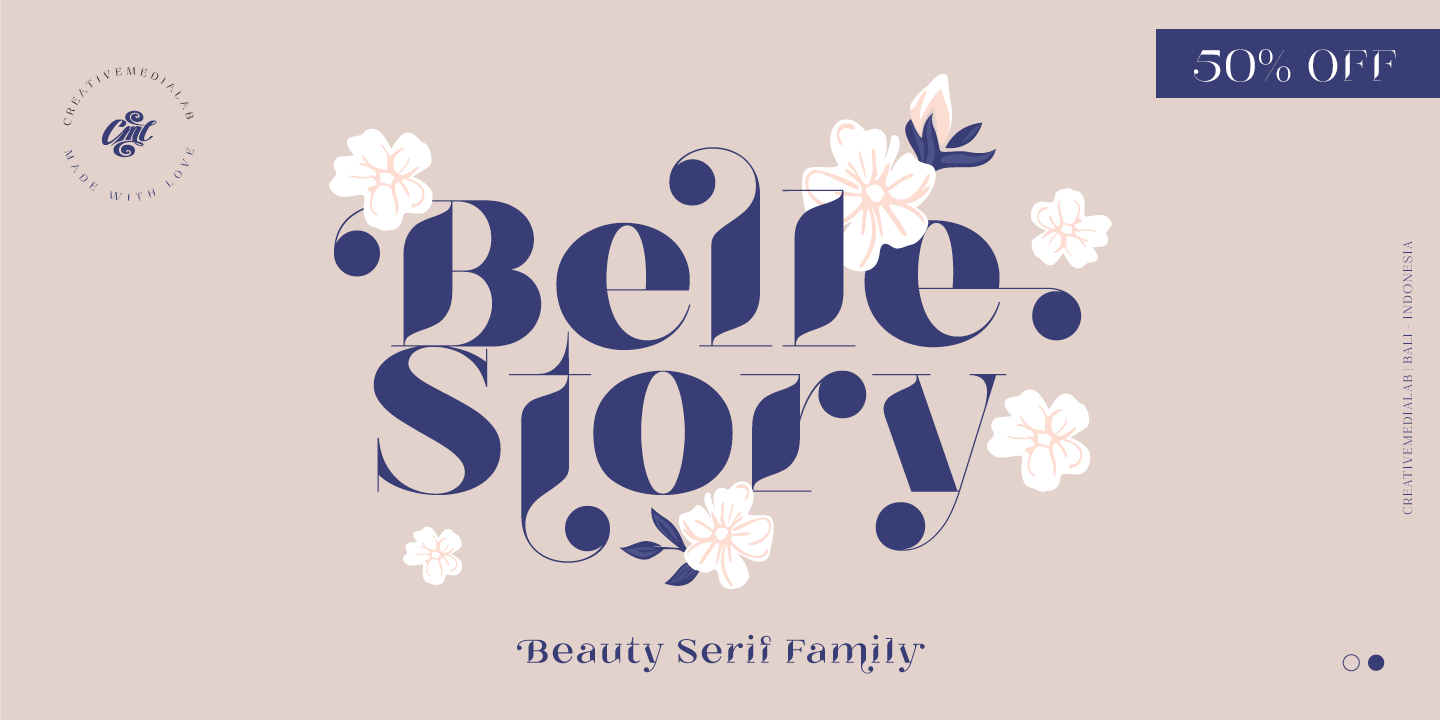 Belle Story Font preview